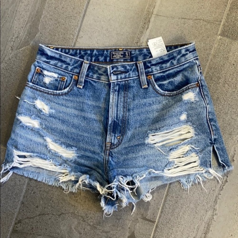 Abercrombie High Waist Cut Offs